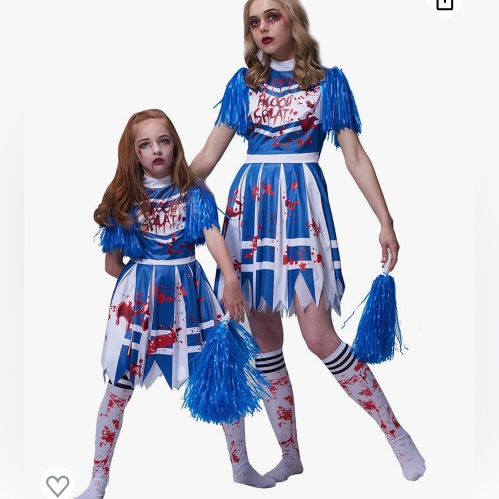 Zombie Halloween Costume Cheerleader School Prisoner Bride Nurse FancyDr…